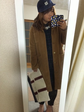 「good thing（グッドシング）のアイテム」を使った、アヤカさん（レディース・159cm）の冬コーディネート