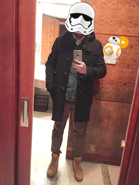 「ESPRIT（エスプリ）のアイテム（ジャケット/アウター）」を使った、Ericさん（メンズ・183cm）の冬コーディネート