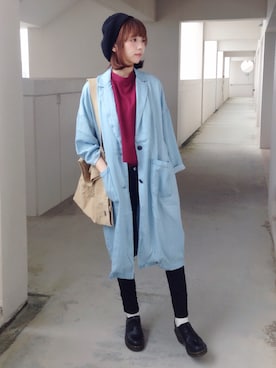 浅倉 まいさん（レディース・158cm）の秋コーディネート