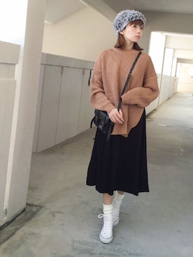 浅倉 まいさん（レディース・158cm）の冬コーディネート