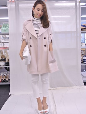 「ハイネックトップス」｜sakikoさん（レディース・161cm）の冬コーディネート