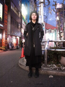 「DRESSEDUNDRESSED（ドレスドアンドレスド）のアイテム（ブーツ）」を使った、3104さん（メンズ・177cm）の春コーディネート