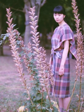 「POTTO（ポット）のアイテム」を使った、も も かさん（レディース・168cm）の夏コーディネート