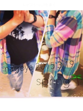 「アイテム（腕時計）」を使った、yunaさん（レディース・148cm）の春コーディネート