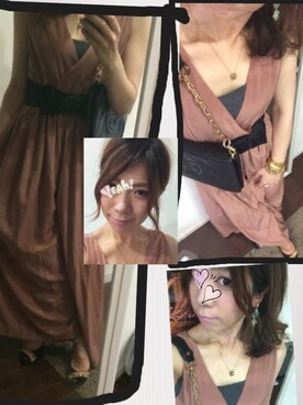 「dazzlin（ダズリン）のアイテム（サロペット/オーバーオール）」を使った、mayさん（レディース・158cm）の夏コーディネート