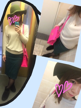「パッションピンク」｜mayさん（レディース・158cm）の秋コーディネート