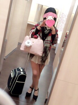 「寒かった」｜「アイテム（その他）」を使った、miyuさん（レディース・154cm）の秋コーディネート