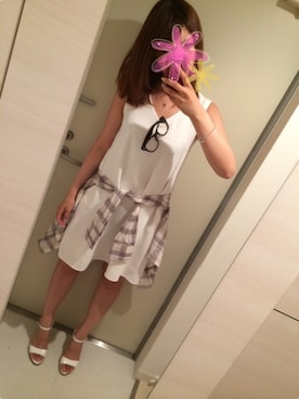 ぴーやさん（レディース・159cm）の夏コーディネート