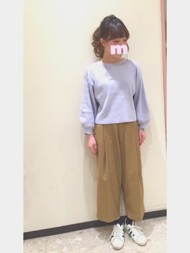 「バルーンスリーブ」｜KURUMIさん（レディース・153cm）の冬コーディネート