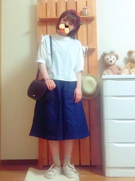 「バルーンスリーブ」｜KURUMIさん（レディース・153cm）の春コーディネート