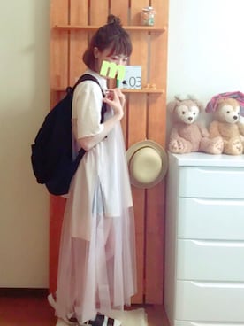 KURUMIさん（レディース・153cm）の夏コーディネート