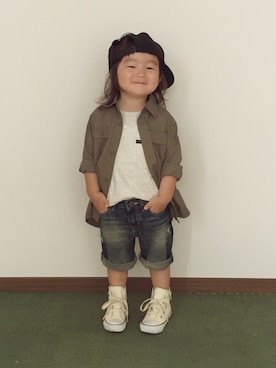 Raaatoさん（キッズ・90cm）の夏コーディネート