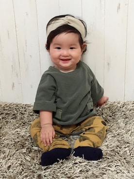 Raaatoさん（キッズ・90cm）の秋コーディネート