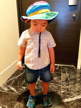 k@zさん(キッズ・90cm)の夏コーディネート