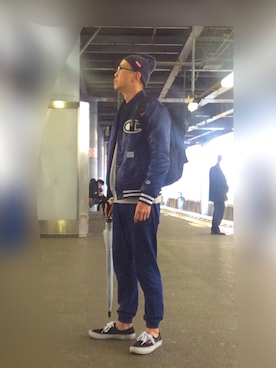 「アイテム（スタジャン）」を使った、タイスケさん（メンズ・177cm・30代）の冬コーディネート