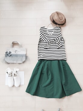 さにぃ。さん（レディース・153cm）の春コーディネート