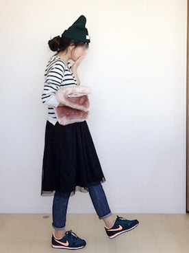 さにぃ。さん（レディース・153cm）の秋コーディネート