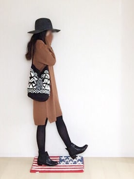 「COCUE（コキュ）のアイテム（バッグ）」を使った、さにぃ。さん（レディース・153cm）の秋コーディネート