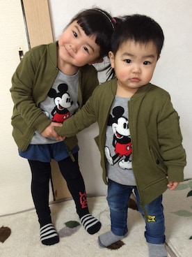 Mahoさん(キッズ・100cm)の冬コーディネート