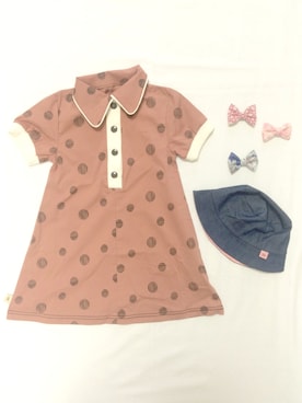 「AlbaBabY」｜こどまーくさん（キッズ・90cm）の春コーディネート