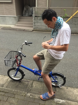 「アイテム（ファッション雑貨）」を使った、こどまーくさん（メンズ・170cm）の夏コーディネート