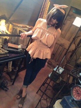 「Michal Negrin（ミハエル ネグリン）のアイテム（アクセサリー）」を使った、emeraldasさん（レディース・162cm）の春コーディネート