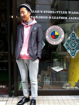 吉田明博さん（メンズ・172cm）の春コーディネート