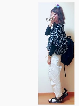 sayaさん（レディース・155cm）の春コーディネート