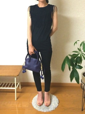 「ドラフトMR」｜ヨーコさん（レディース・160cm）の夏コーディネート