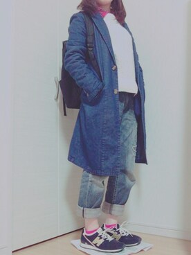 mさん（レディース・157cm）の春コーディネート