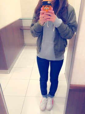 悠さん（レディース・156cm）の春コーディネート