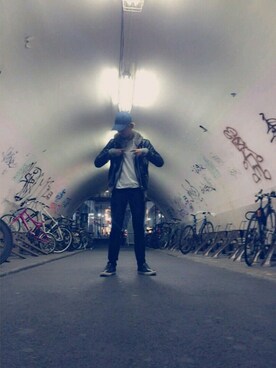 「LAGUST（ラガス）のアイテム」を使った、K.K さん（メンズ・170cm）の秋コーディネート