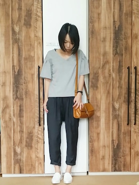 「WOWSTYLE（WOWSTYLE）のアイテム」を使った、yucco.さん（レディース・155cm）の夏コーディネート