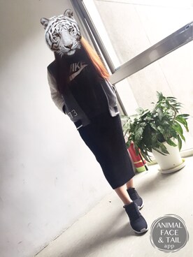 「Roots Canadaのアイテム（ジャケット/アウター）」を使った、tiffanyさん（レディース・154cm）の春コーディネート