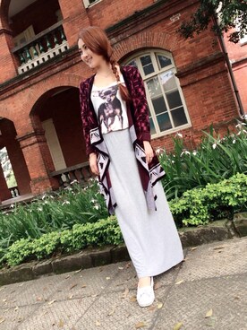 「cotton on（コットンオン）のアイテム（その他アウター）」を使った、tiffanyさん（レディース・154cm）の春コーディネート