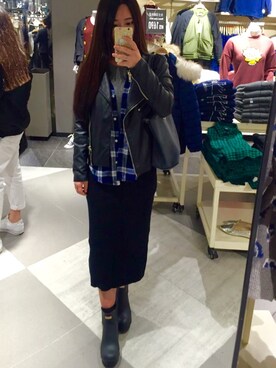 「PULL&BEAR（プルアンドベア）のアイテム（フォーマルスーツ/小物）」を使った、tiffanyさん（レディース・154cm）の秋コーディネート