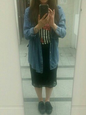 「MOTEL（モーテル）のアイテム」を使った、Yrさん（レディース・159cm）の秋コーディネート