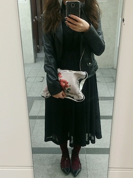 「UNDERCOVER（アンダーカバー）のアイテム（財布/小物）」を使った、Yrさん（レディース・159cm）の秋コーディネート