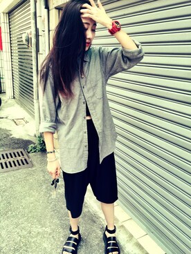 川玲さんのコーディネート