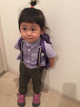 ここさん（キッズ・80cm）の夏コーディネート