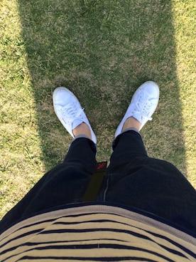 「SUPERGA（スペルガ）のアイテム（モカシン/デッキシューズ）」を使った、ちょびさん（メンズ・165cm）の春コーディネート