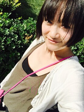 「ZARA（ザラ）のアイテム（タンクトップ、その他）」を使った、Cherryさん（レディース・158cm）の秋コーディネート