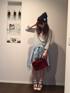 「chico_（チコ）のアイテム（シューズ）」を使った、かなのがさん（レディース・151cm）の春コーディネート