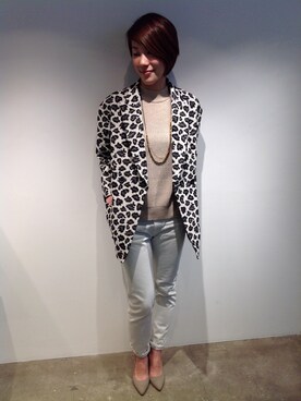 「muller of yoshiokubo（ミュラーオブヨシオクボ）のアイテム（テーラードジャケット）」を使った、Yassanさん（レディース・166cm）の春コーディネート