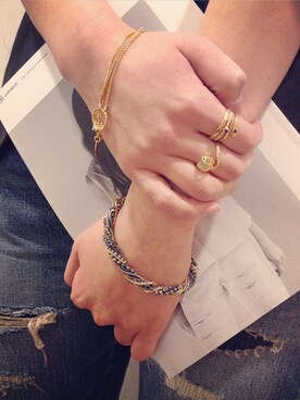 「ブレスレット」｜Yassanさん（レディース・166cm）の春コーディネート