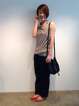 「BELLE（ベル）のアイテム」を使った、Yassanさん（レディース・166cm）の春コーディネート