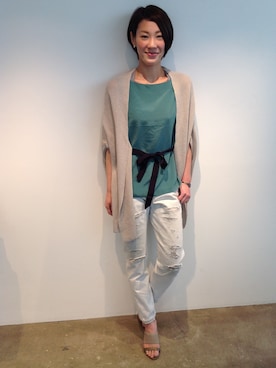 「BELLE（ベル）のアイテム」を使った、Yassanさん（レディース・166cm）の春コーディネート