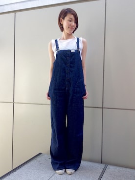 「ワイドシルエット」｜Yassanさん（レディース・166cm）の夏コーディネート