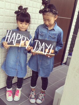 niconailさん（キッズ・130cm）の秋コーディネート