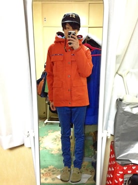 もりうまさん（メンズ・160cm）の冬コーディネート